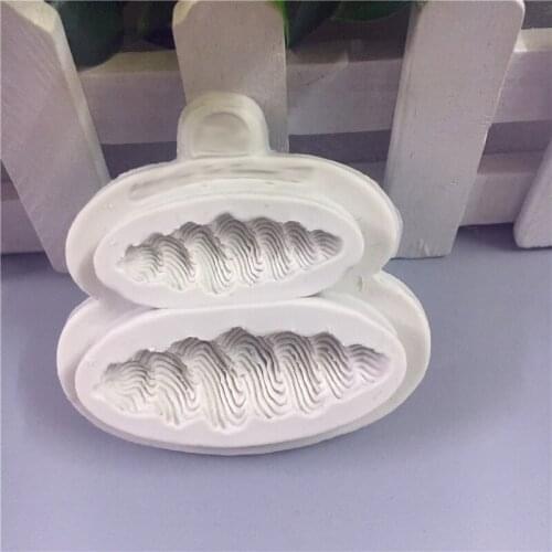 Creamy ice cream silicone fandont mold Silica gel moulds Chocolate molds candy mould silicone molds Creamy ice cream