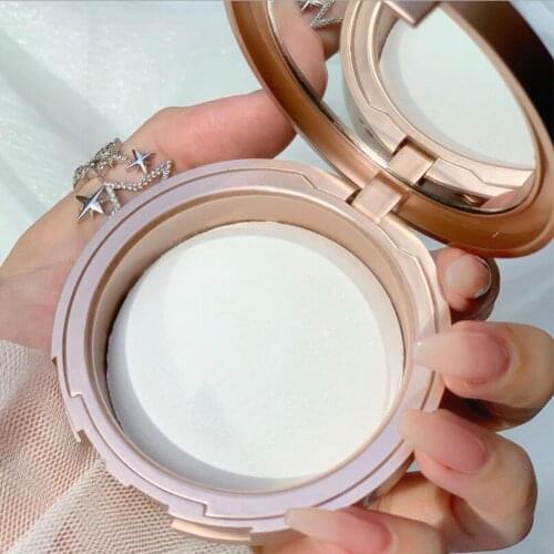 Maffick Peach Silk Powder Cake Oil-Control Finishing Powder Lasting Good-Looking Matte Fine High Gloss Powder Cake T1384