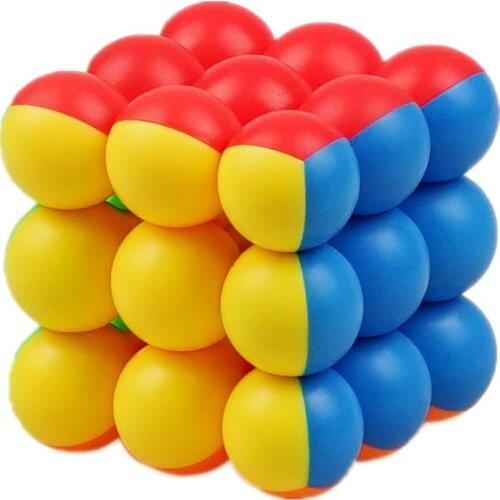 ESUN YJ Ball Magic Cubes Professional 3x3x3 6CM Ball Magic Cubes Twist Puzzle Toys for Children Gift Student Educational Toy