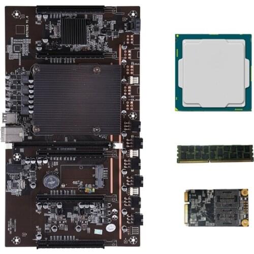 BTC X79-H61 Miner Motherboard CPU Supports 3060 Graphics Card With 5 Graphics Card Slot LGA 2011 DDR3 32G SATA3 .0