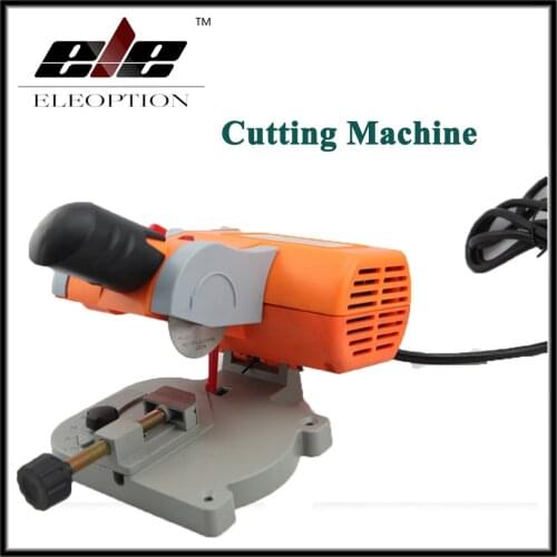Mini Cutting Machine high speed Bench Cut-off Saw Steel Blade for cutting Metal Wood Plastic with Adjust Miter Gauge