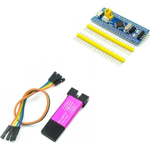 Original STM32F103C8T6 ARM STM32 Minimum System Development Board Module For Arduino ST-Link V2 Mini STM8 Simulator Download