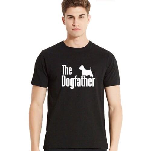 The Dogfather Labrador Retriever brand T Shirt men cotton brand tops clothes for men summer tees drop ship
