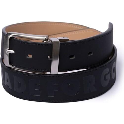Mens Golf Sports Leisure Belt Alloy Buckle Texture Leather Belt High Quality Golf Accessories Free Shipping