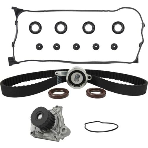 New Timing Belt Water Pump Kit Fit for Honda Civic Del Sol 1.6L SOHC 1996-2000, High Quality Alloy ABS Plastic