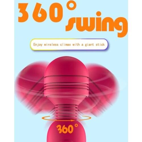 Wholesale Magic Wand Clit Vibrator Clitoral Stimulator Couple Sex Toys Couple Vibrator Female Sex Tools Multi-Frequency Female M