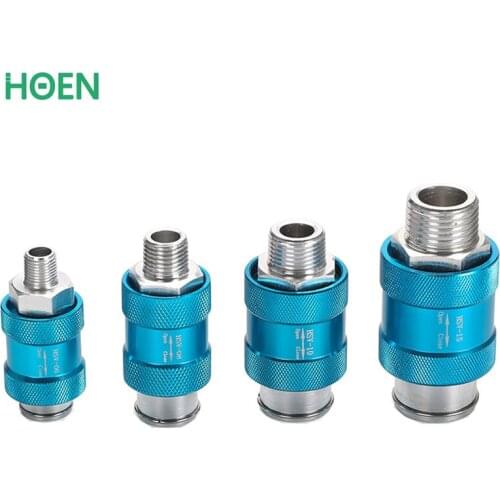HSV Series Pneumatic Air Pipe Control Switch Fitting Hand Slide Valve HSV06 HSV08 HSV10 HSV15 1/8" 1/4" 3/8" 1/2" Aluminum Alloy