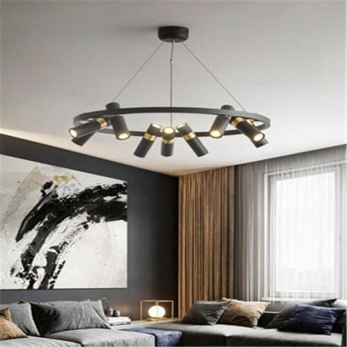 Industrial style living room pendant lights loft clothing store showroom light creative postmodern Nordic Pendant lamps