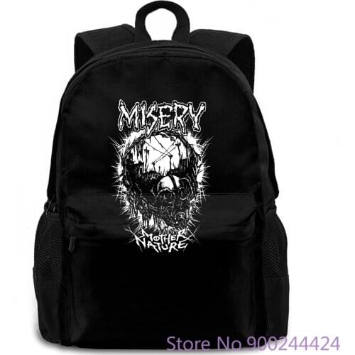 Misery From Where The Sun Never Shines 2011 Mother Nature Fitness Newest women men backpack laptop travel school adult