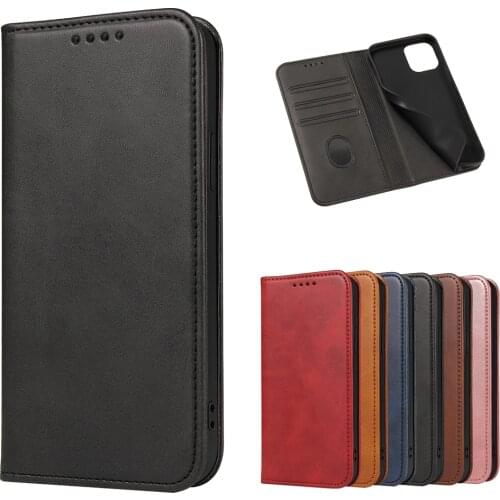 Magsafe Case on for Etui Samsung Galaxy S21 Plus S30 Ultra Cases Funda Luxury Leather Flip Wallet Phone Cover Bumper Hoesje Men