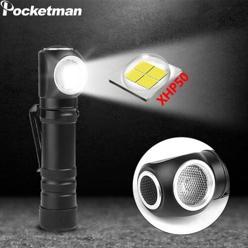 Most Bright XHP50 LED flashlight magnetic charging can as headlights 12 lens torch built-in 18650 battery multi-purpose lighting