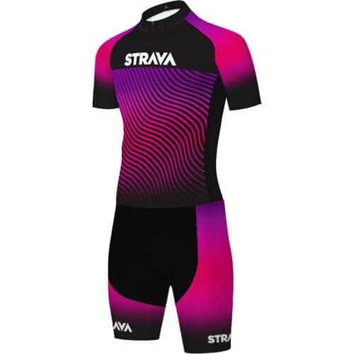 Strava One Piece Skinsuit Jersey Bike Clothing Mallots Completo Equipamento Hombre Maillot Ropa Ciclismo Masculino Ciclismo