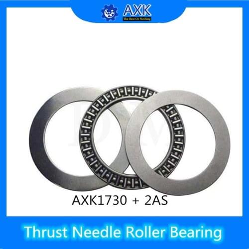 AXK1730 + 2AS Thrust Needle Roller Bearing With Two AS1730 Washers 17*30*4mm ( 10 Pcs) AXK1103 889103 NTB1730 Bearings