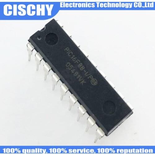1pcs/lot PIC16F88-I/P PIC16F88 16F88-I/P 16F88 DIP-18 In Stock