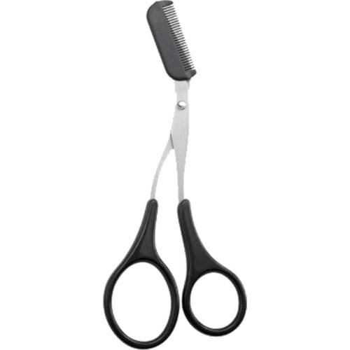 1pcs Eyebrow Trimmer Scissor With Comb Hair Removal Shaper Shaver Cosmetic Accessories Eyebrow Grooming Shaping Makeup J4K6