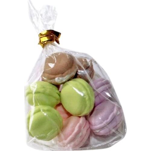 10Pcs Cute Mini 1/12 Miniature Dollhouse Macaron Kitchen Doll Food Dessert Accessories