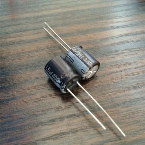 50pcs 1.5uF 400V TMB Series 10x12.5mm Original SAM-SUNG 400V1.5uF Aluminum Electrolytic capacitor