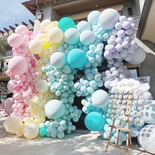 50pcs Balloon Macaron Color Pastel Candy Balloons Latex Round Balloons For Birthday Party Wedding Decoration Kids Adults Gift