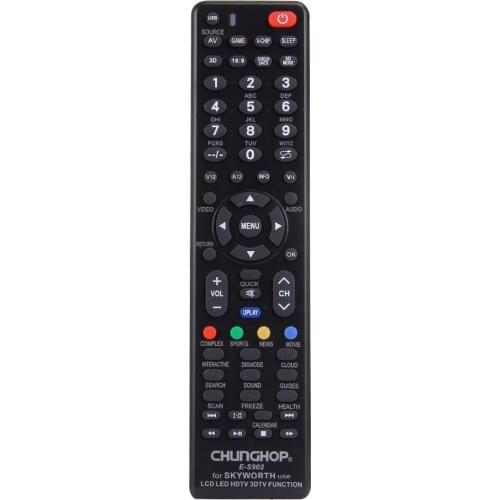 CHUNGHOP E-S902 Universal Remote Controller for SKYWORTH LED TV / LCD TV / HDTV / 3DTV