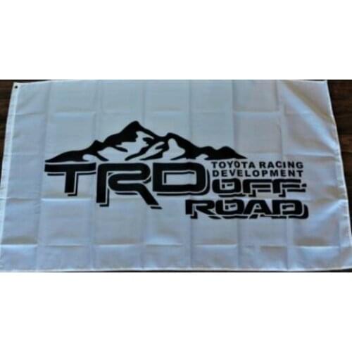 Toyota Racing Division Banner Flag Of Road TRD Motor Sports Motorsports White