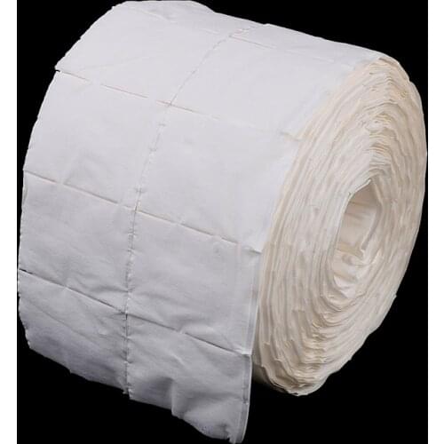 900pcs/roll Nail Cotton Wipes UV Gel Nail Tips Polish Remover Cleaner Lint Paper Pad Soak Nail Art Cleaning Manicure Tool Hot