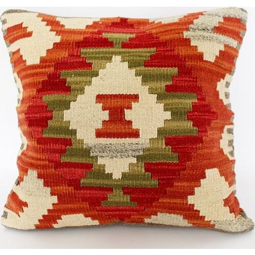 Kilim Kilrim Wool Manual Weave Nation Disturbance Sago Second Continuous System Countryside Wind 50x50 Pillow Cushion