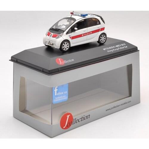 J Collection 1:43 For M~ubishi I-MIEV 2010 Hong Kong Police Car JC099 Diecast Models Auto Toys Gift