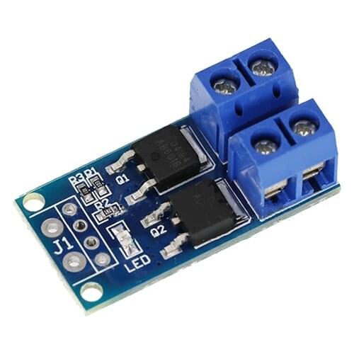 DC 5-36V 400W Dual Large Power MOS Transistor Drive Module, DC Motor Speed Control Board, 0-20KHz PWM Electronic Switch Control