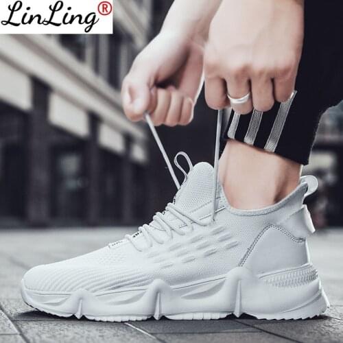 Mens Shoes Portable Breathable Running Shoes Black White Sneakers Comfortable Walking Jogging Casual 2021 New Men Shoes Zapatos