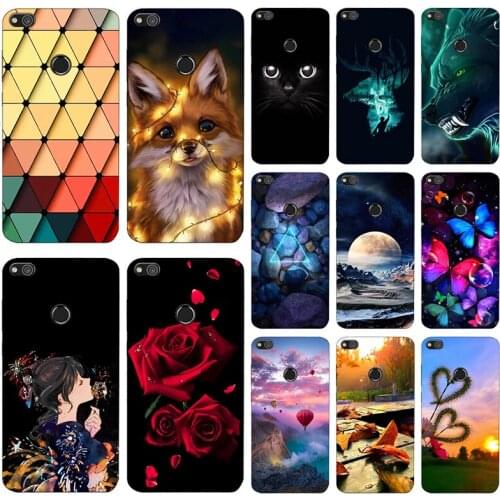 Fashion Printed Soft TPU Case For Huawei Ascend P8 P9 Lite 2017 2016 P7 Honor 8 Nova Lite GR3 2017 Coque Phone Case Cover
