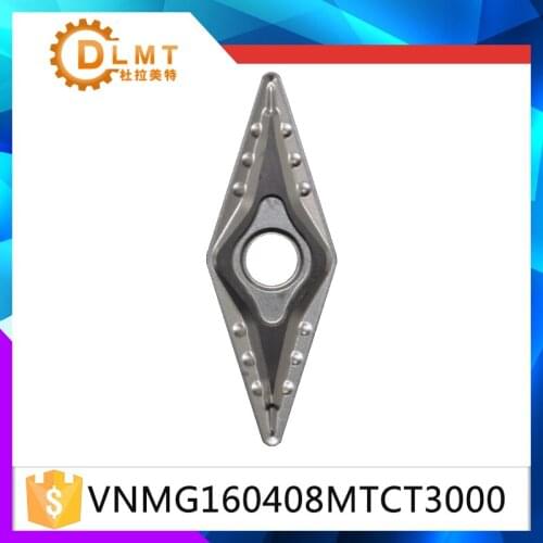 10PCS VNMG160408 MT CT3000 External Turning Tools Cermet Grade Carbide insert Lathe cutter Tool turning insert