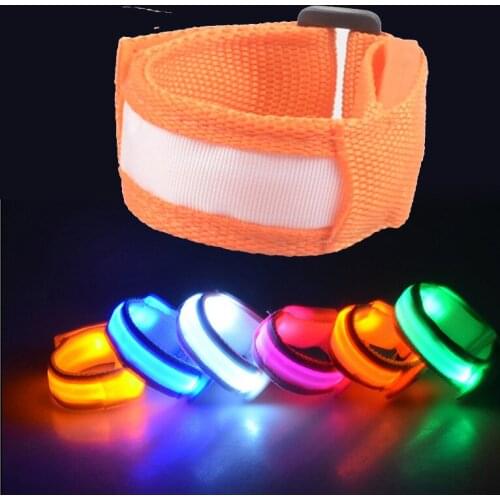 Outdoor Tool LED Luminous Arm Bracelet Light LED Luminous Arm Bracelet Light Night Safety Warning LED Flash wristband 10pcs/lot