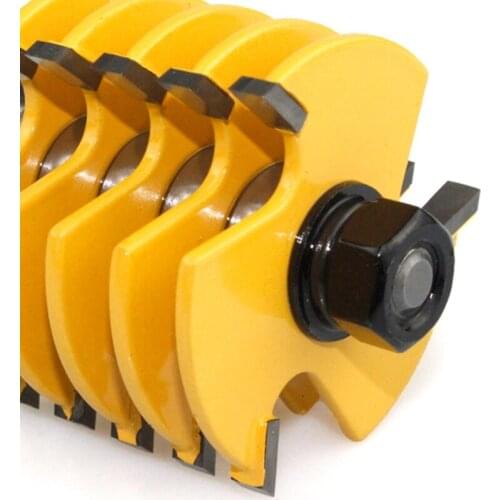 517A Adjustable Cutter Finger Joint Router Bit 12mm Shank Tenon High Abrasion Resistance Carbide Alloy for Woodworking Tools