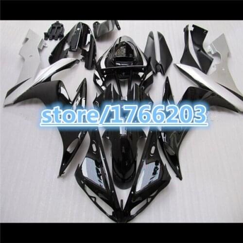 For YZF-R1 04-06 YZF R1 YZFR1 YZF 1000 YZF1000 YZF-1000 04 05 06 2004 2005 2006 Black&White Full Fairing Kit Free shipp BBF