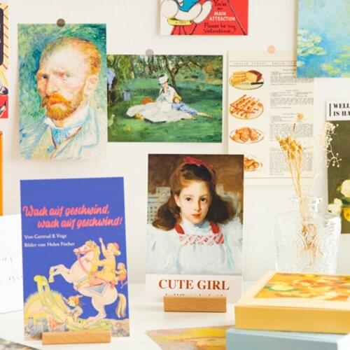 New Oil Painting Carnivalood Postcard Bookmark Greeting Card Letter Material Paper