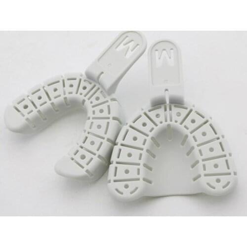 Dental Lab Implant Impression Trays Upper Lower Teeth Tray Mold Holder Autoclavable Implant Tray for Dentist Laboratory Products