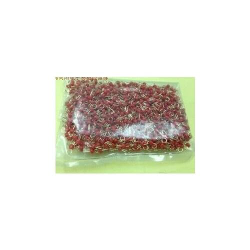 PCB board test points / test beads / gold plated ceramic test loop / circuit board test pin / Red