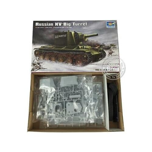 Trumpeter 00311 1/35 Russia KV Big Turret KV-2(1939) Tank Armored Car Model Kit TH06737-SMT6
