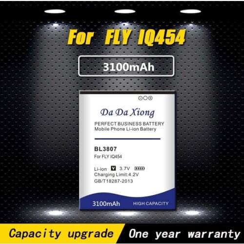 High quality 3100mAh BL3807 Li-ion Phone Battery for FLY IQ454 Phone battery