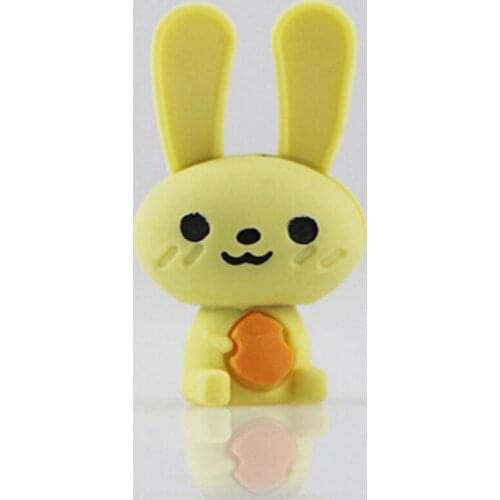 2017 New animal eraser happy smile rabbit eraser promotion eraser for school collection Korean Stationery Style Design