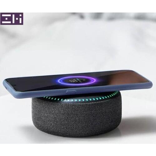 ZMI Wireless Charger 20W Max Bluetooth-compatible 5.0 Speaker For Mi 9/10 (Pro) (10W Max With Gift Charger) 7 Color Light Safety