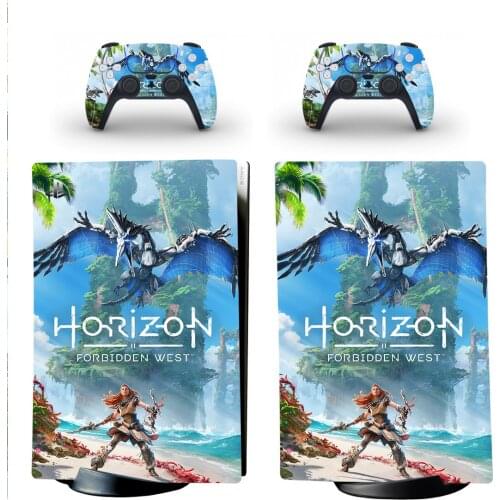 Horizon Forbidden West PS5 Digital Skin Sticker for Playstation 5 Console & 2 Controllers Decal Vinyl Protective Skins