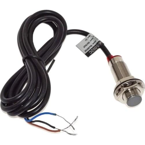 Hall sensor proximity switch NJK-5002C NPN three-wire normally open magnet M12 Line length 1.2 meters