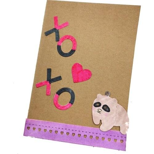 Julyarts Heart Letter Shaker Scrapbooking Die Cutting DIY Scrapbooking Paper Craft Handmade Album Card Punch Art Cut Dies