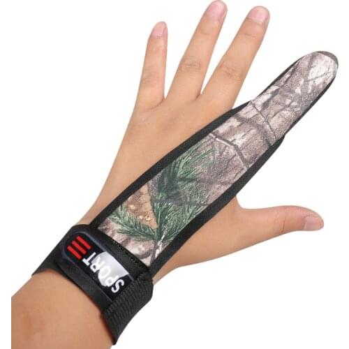 Casting Glove Finger Stall Protector Sea Fly Carp Fishing Camouflage 4 Colors