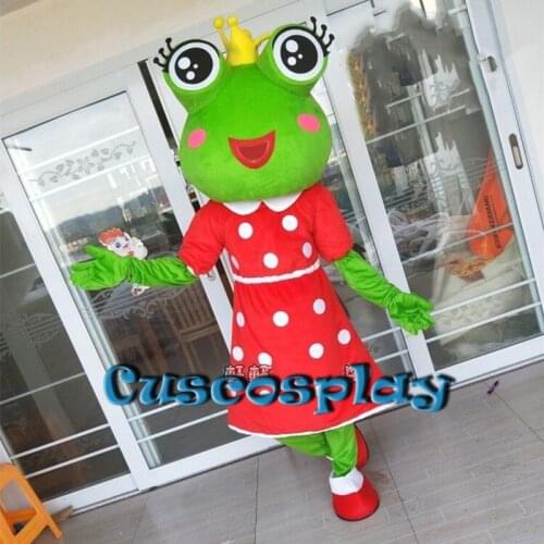 Frogs Mascot Costumes Cartoon Apparel Birthday Party Masquerade Mascot Costume Advertising Halloween Christmas Outfit Adult Size