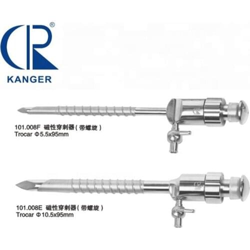 Laparoscope instruments Magnetic reusable disposable trocar