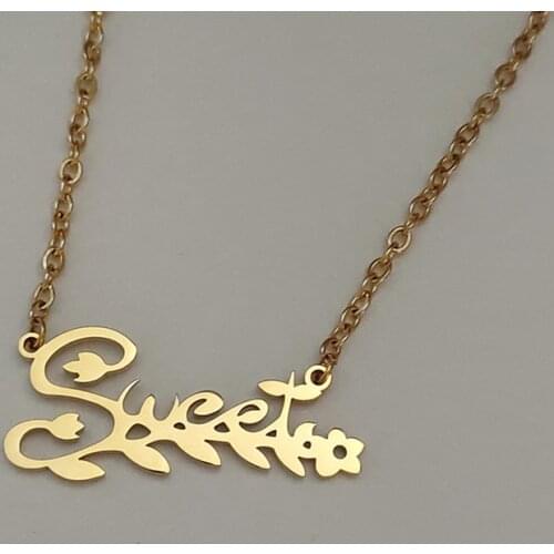 Fashion Leaf Necklace For Women Stainless Steel Choker Box Chain Gold Silver Plated Flower Charm Necklace Best Friend Gift