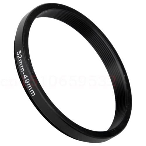 Wholesale 10pcs 52-49MM 52MM - 49MM 52 to 49 Step up Down Filter Ring adapters , LENS, LENS hood, LENS CAP, and