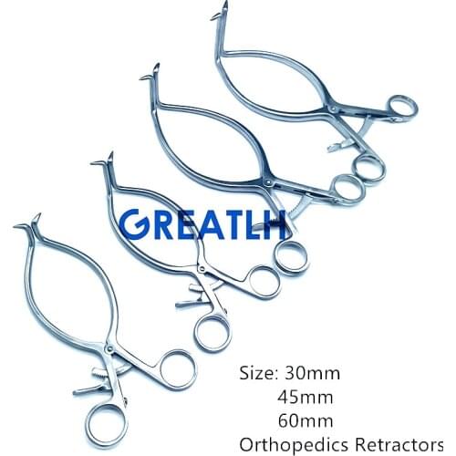 Orthopedics Retractors Hook 30mm 45mm 60mm Veterinary OPENER orthopedics PET Instruments